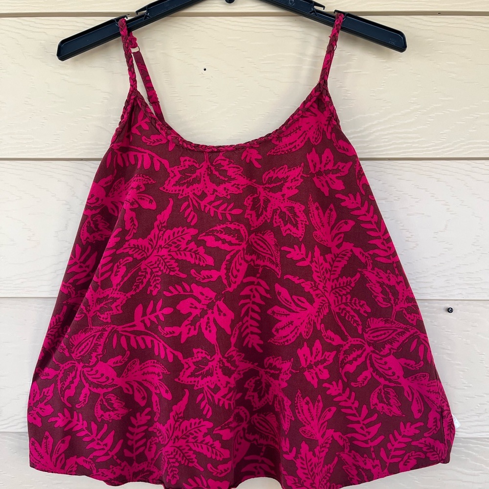 torrid Berry and Hot Pink Paisley Print Tank